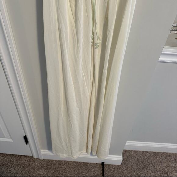 Vintage Gossard Artemis Cream Lace Nylon Slip Maxi Dress XS - Picture 9 of 13